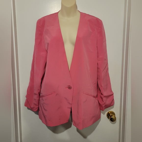 Koret Vintage Pink Blazer 14 (XL) - Picture 1 of 3